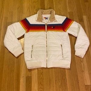 5 Stripe Jacket - White